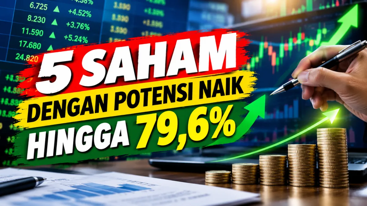 Potensi 5 Saham Naik, Gambar ilustrasi