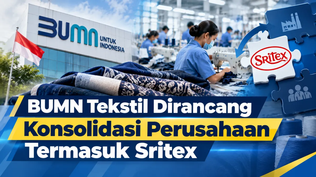 BUMN Tekstil Dirancang Konsolidasi Perusahaan Termasuk Sritex