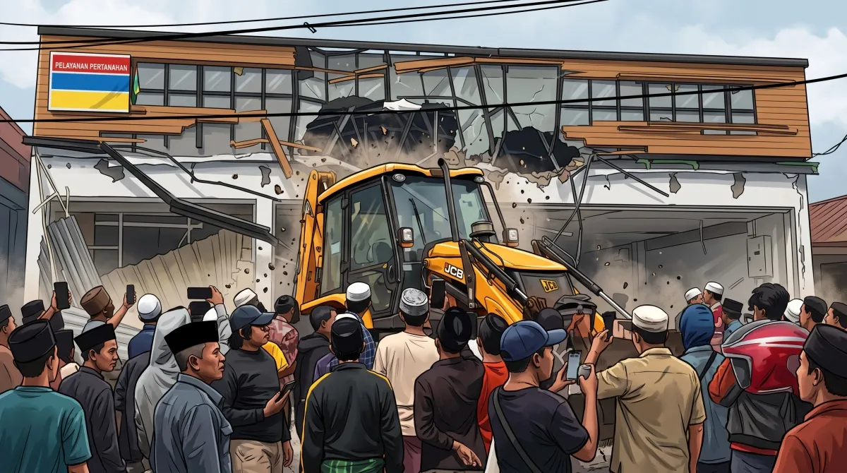 Demi Warung Kecil, Santri Palengaan Bongkar Calon Indomaret
