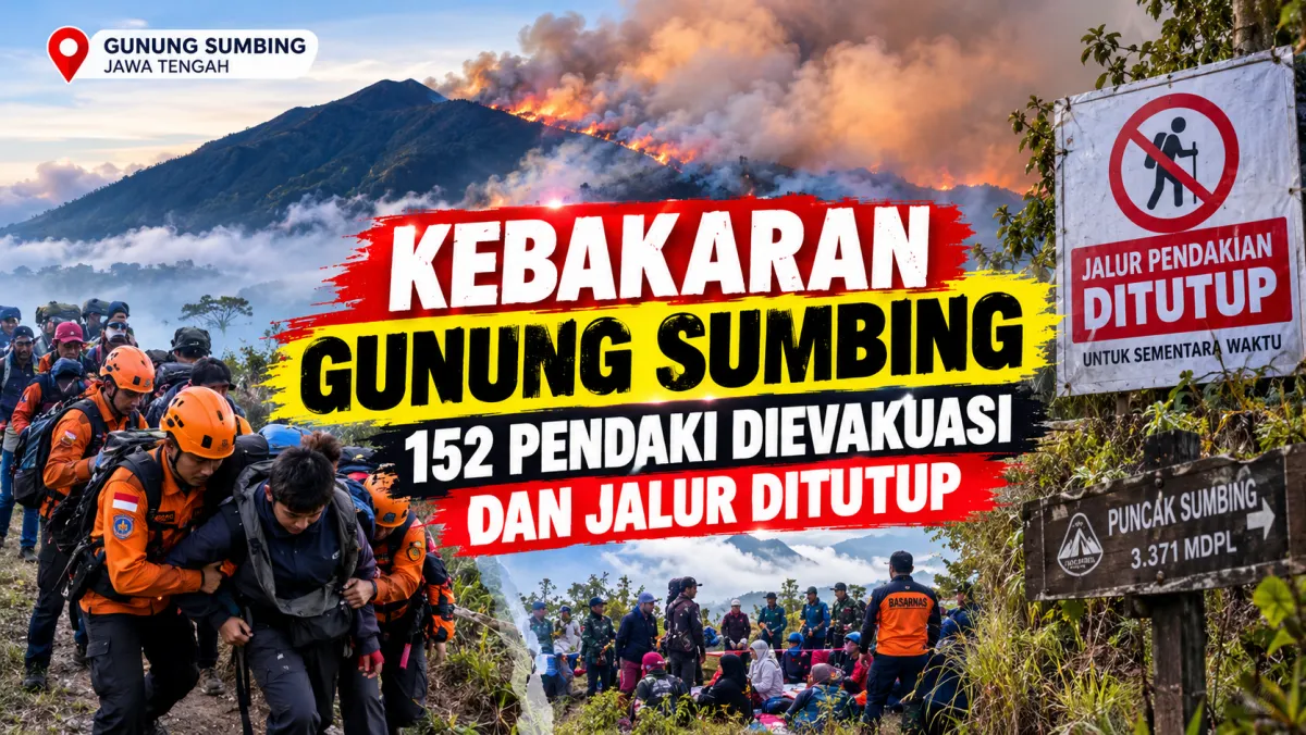 Kebakaran Gunung Sumbing