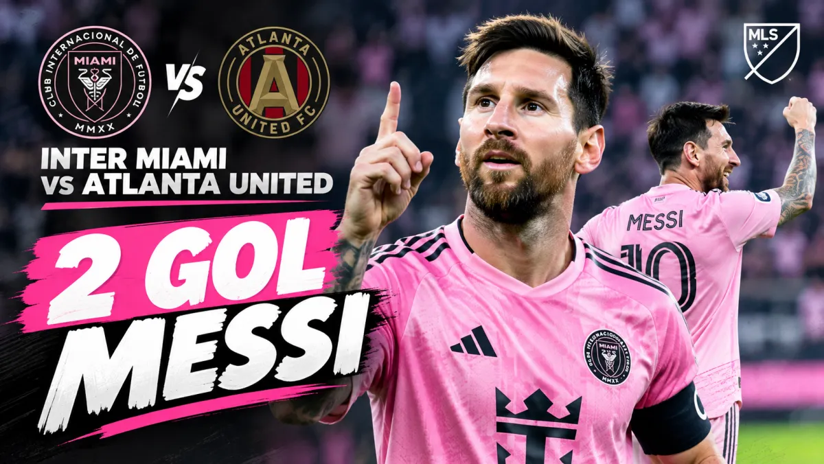 2 Gol Messi Bawa Inter Miami Tekuk Atlanta