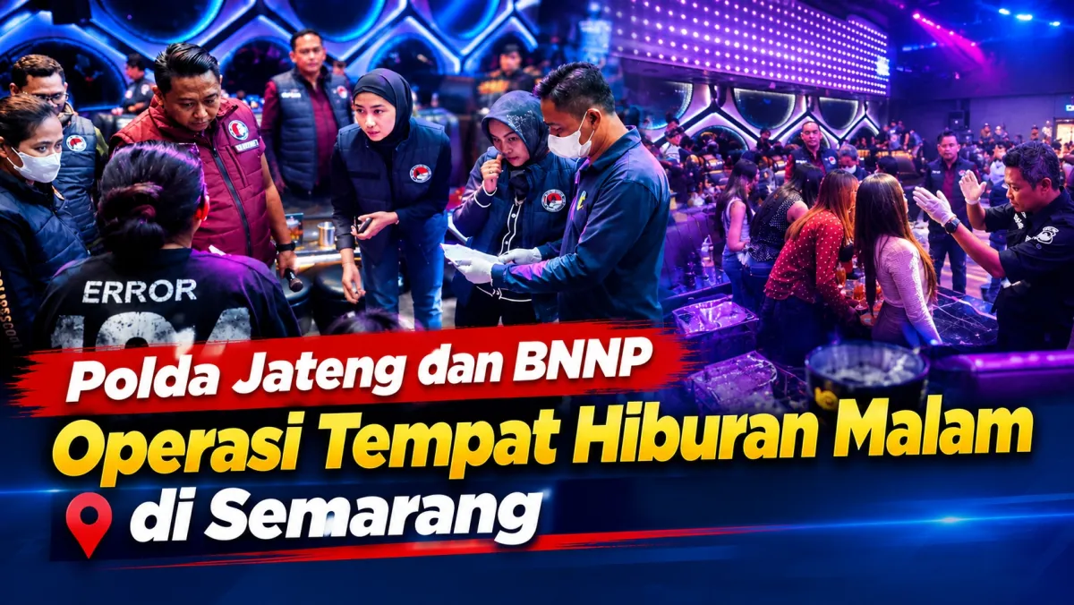 Polda Jateng dan BNNP Operasi Tempat Hiburan Malam