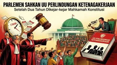 Akhirnya, DPR Sahkan UU Perlindungan Pekerja Baru