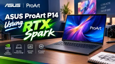 ASUS ProArt P14 Usung RTX Spark, Suhu Capai 51 Derajat