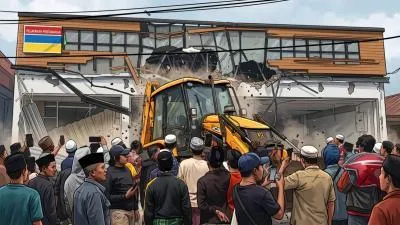 Demi Warung Kecil, Santri Palengaan Bongkar Calon Indomaret