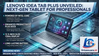 Lenovo Idea Tab Plus Dipilih Febian Jadi Tablet Kerja Mobile