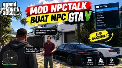 Mod NPCTalk Buat NPC GTA V Bisa Diajak Mengobrol Bebas