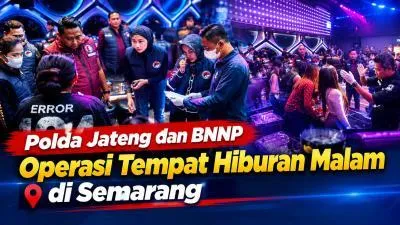 Polda Jateng dan BNNP Operasi Tempat Hiburan Malam di Semarang