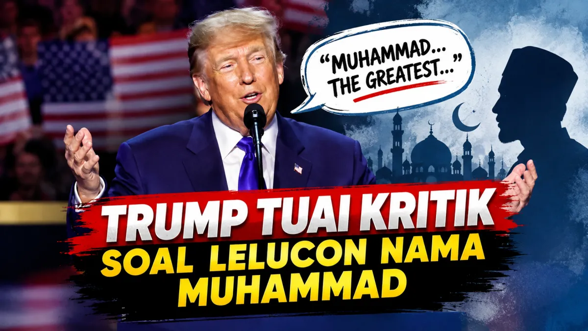 Trump Tuai Kritik soal Lelucon Nama Muhammad 