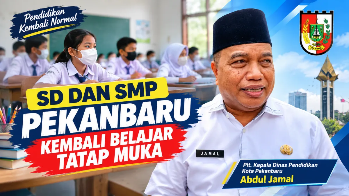 (Plt) Kepala Dinas Pendidikan Kota Pekanbaru, Abdul Jamal / Lintas Suara Indonesia