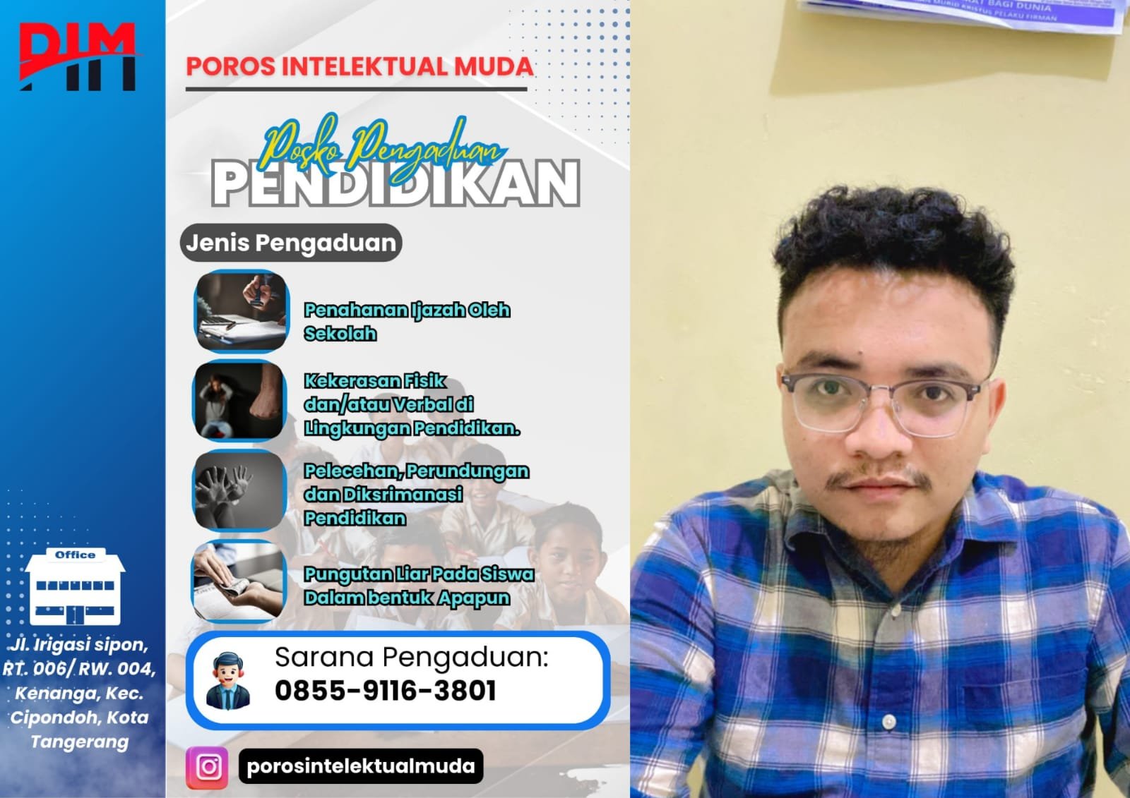 Poros Intelektual Muda Buka Posko Pengaduan Pendidikan