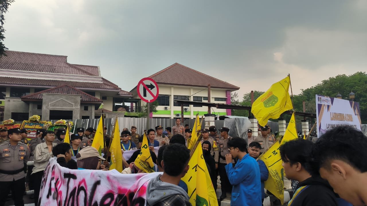 Aksi Unjuk Rasa HUT Ke-393 Kabupaten Tangerang, PMII: Wajah Tua Masih Menyimpan Luka